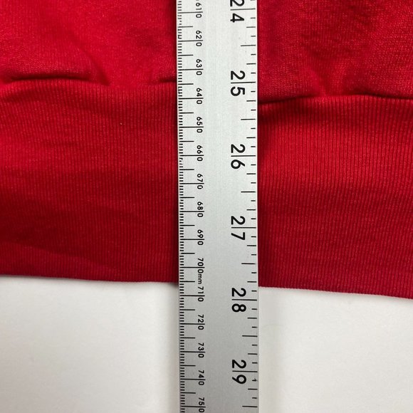 Vintage 90s Iowa State Cyclones ISU Sweatshirt Sweater Mens Medium Red Made USA - Picture 9 of 9